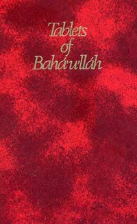 Tablets of Baha'u'llah book cover